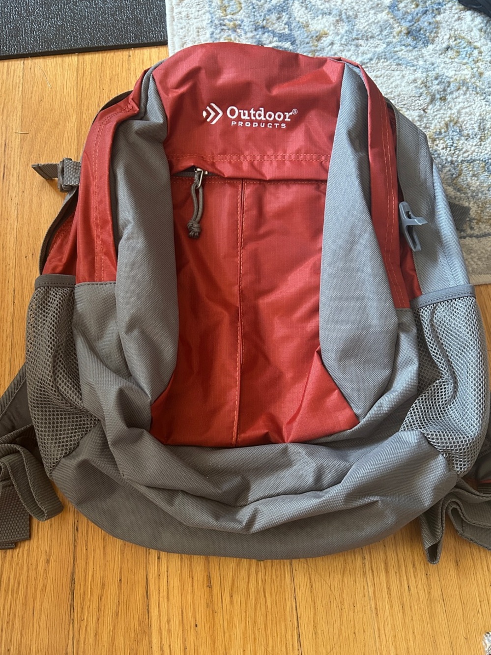 Outdoor Products Red and Gray Men's Backpack - Everyday